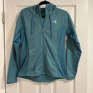 North Face zip up size:m
